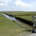Ein kleiner Priel im Wattenmeer
